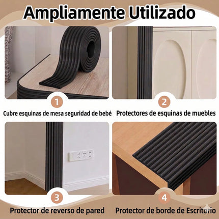 2 Mts Tira Protección Bebes Seguridad Bordes Esquinero Niños