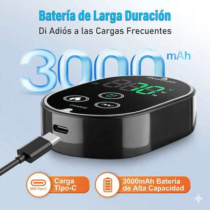 Par Masajeador Térmico Tobillo Pie Digital Calor Vibración