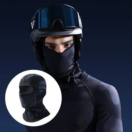 Pasamontañas Técnico Transpirable Para Moto Y Ciclismo Nylon