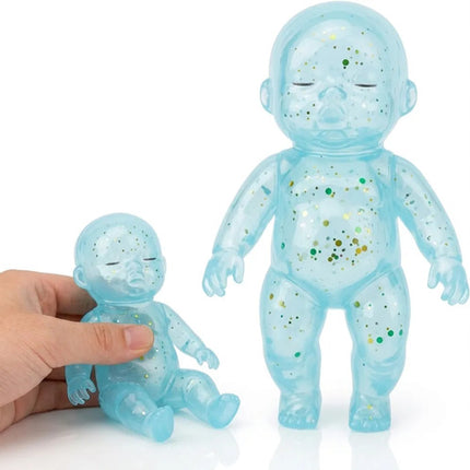 Squishy Bebé Con Glitter Juguete Sensorial Antiestrés Niños