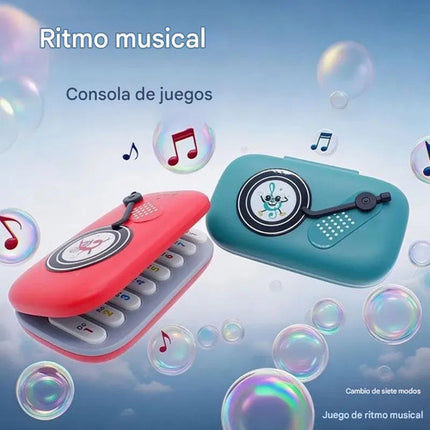 Consola Musical Rítmica Juguete Teclado Juego Destreza Niños Rojo