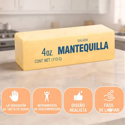 Juguete Antiestres Squishy Mini Mantequilla Barra Suave 11cm