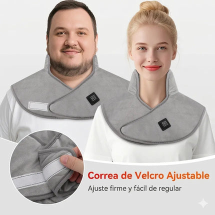 Almohadilla Térmica Eléctrica Para Cuello Hombros Calor Usb