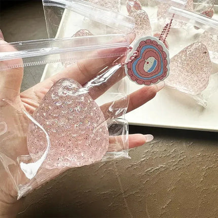 Squishy De Fresa Juguete Antiestrés Silicona Antiestres Taba