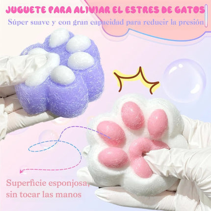 Pata De Gato Squishy Taba Suave Antiestrés Juguete Sensorial