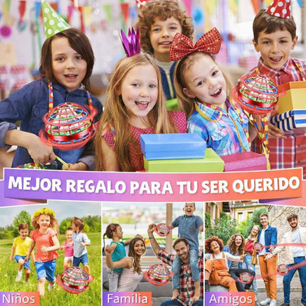 Bola Voladora Boomerang Luz Led Dron Sensor Movimiento Niños