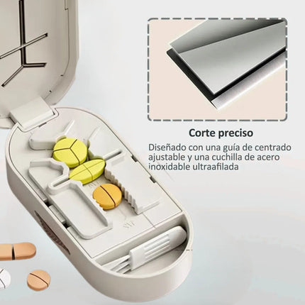 Cortador De Pastillas Preciso Partidor Ajustable Portátil
