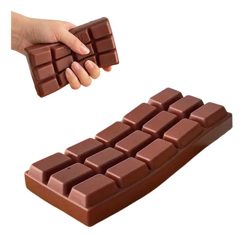 Juguete Antiestrés Squishy Chocolate Grande Relajante Regalo