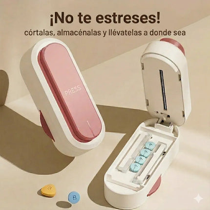 Cortador De Pastillas Preciso Partidor Ajustable Portátil