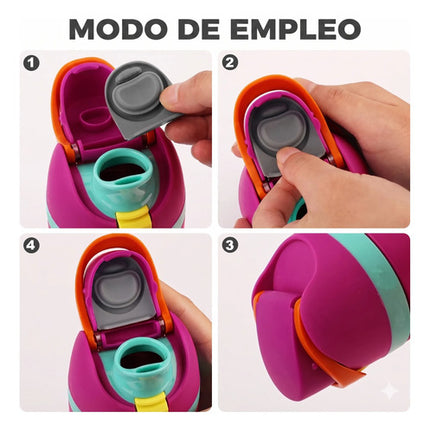2 Repuestos Tapón Silicona Termo Owala Freesip 19/24/32/40oz