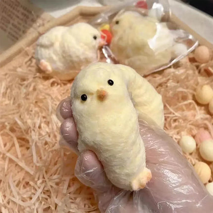 Juguete De Pollito Squishy Mochi Antiestres Relajante Pollo