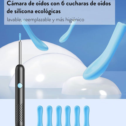 Limpiador Oídos Espiral Con Cámara Endoscopio, Quita Cerilla