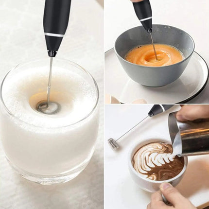 Espumador De Leche Eléctrico Recargable Batidor Café Barista