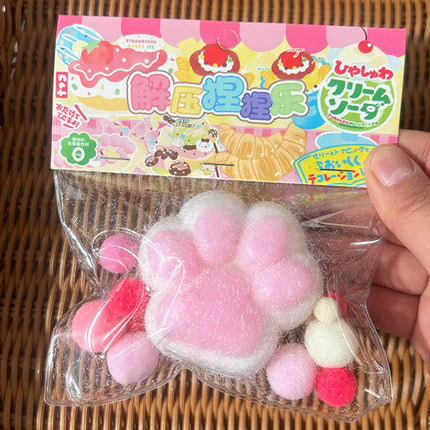 Pata De Gato Squishy Taba Suave Antiestrés Juguete Sensorial