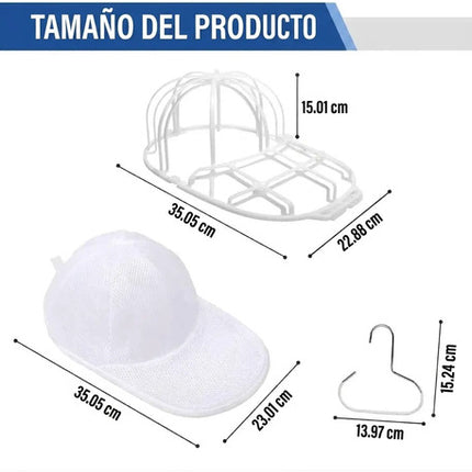 Bolsa Lavado Para Gorras Protector Antideformación Cachuchas