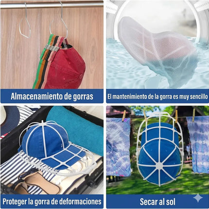 Bolsa Lavado Para Gorras Protector Antideformación Cachuchas