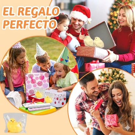 Juguete De Pollito Squishy Mochi Antiestres Relajante Pollo