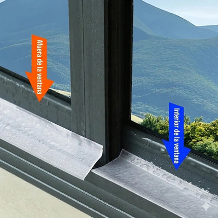 1m Tira Burlete Sellado De Ventana Adhesivo Antiagua Polvo