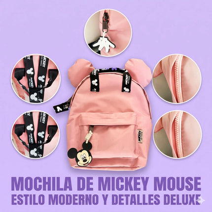Mochila Mickey Escolar Infantil Disney Niña Escuela Kinder