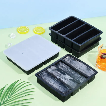 Molde Charola Para Hielo En Barra Mantequilla Rectangular