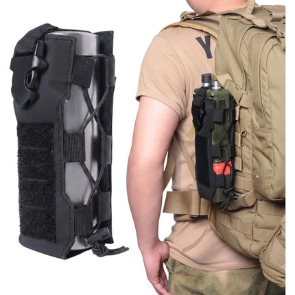 Porta Botella Tactico Molle Porta Radio Sostenedor Mochila
