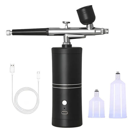 Kit Aerógrafo Inalámbrico Portátil Mini Compresor Recargable