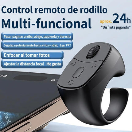 Anillo Control Bluetooth Mouse De Dedo Pasa Paginas Celular