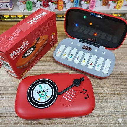 Consola Musical Rítmica Juguete Teclado Juego Destreza Niños Rojo