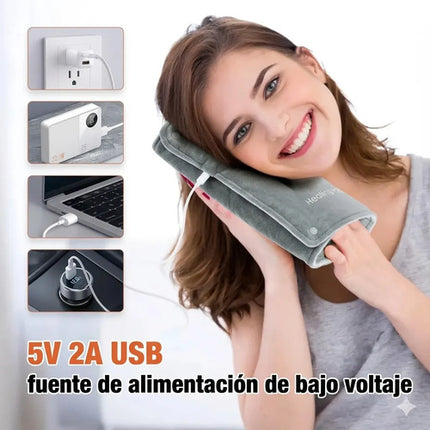 Calentador Manos Manta Cojín Térmico Usb Termostato Calor