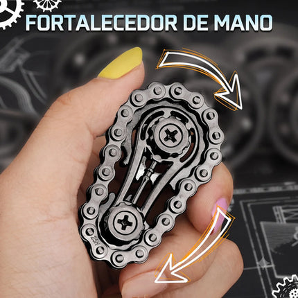 Spinner Mecánico De Engranajes Cadena Bicicleta Antiestrés