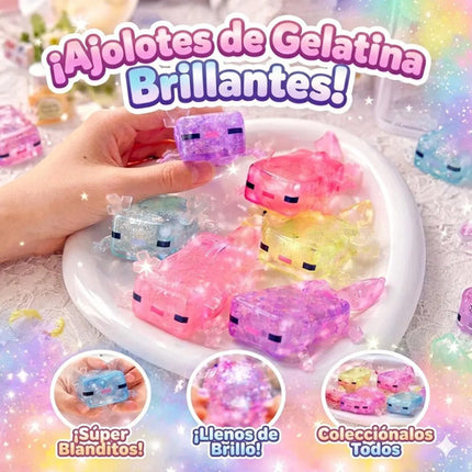 Juguete Antiestrés Ajolote Sensorial Cubo De Retorno Lento