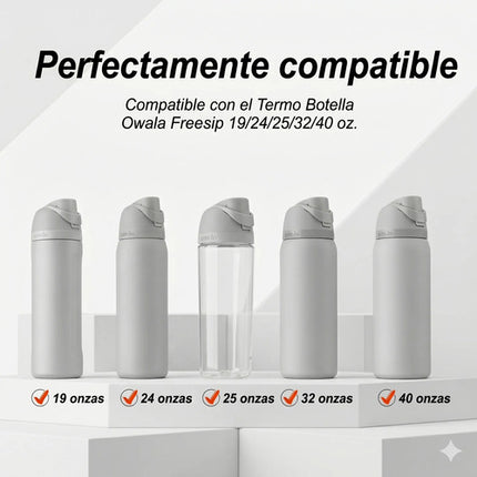 2 Repuestos Tapón Silicona Termo Owala Freesip 19/24/32/40oz