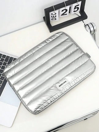 Funda Acolchada Para Laptop 13  Impermeable Puffer Macbook