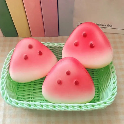 Squishy Juguete De Sandia Antiestrés Apretable Niños Regalo Rojo