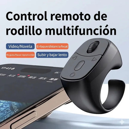 Anillo Control Bluetooth Mouse De Dedo Pasa Paginas Celular