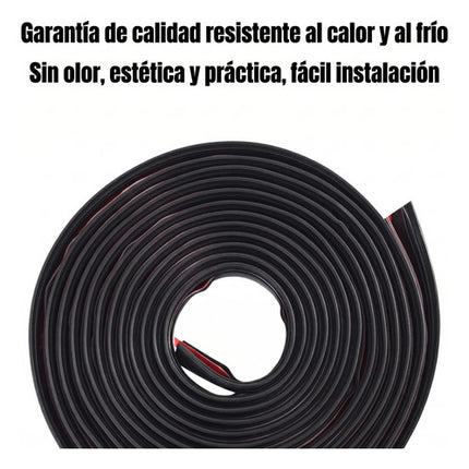 4m Tira De Goma Sello De Ventana Carro Auto Forma V Aislante
