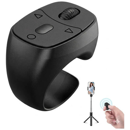 Anillo Control Bluetooth Mouse De Dedo Pasa Paginas Celular