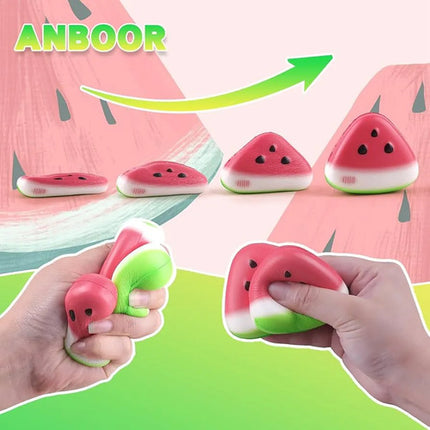 Squishy Juguete De Sandia Antiestrés Apretable Niños Regalo Rojo