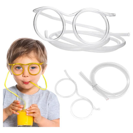 Lentes De Popote Flexibles Graciosos Fiesta Infantil Niños