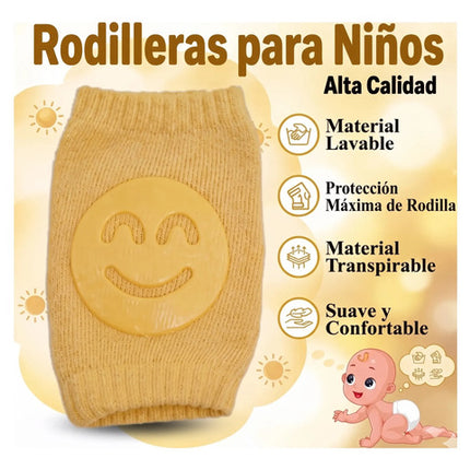 Rodilleras Para Bebé Gateo Antideslizante Protector Algodón