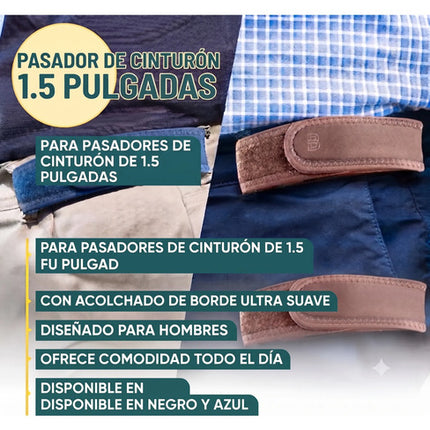 2 Cinturon Elasticos Sin Hebilla Invisibles Ajustable Velcro