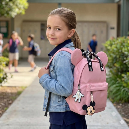 Mochila Mickey Escolar Infantil Disney Niña Escuela Kinder