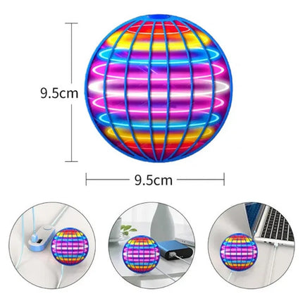 Bola Voladora Boomerang Luz Led Dron Sensor Movimiento Niños