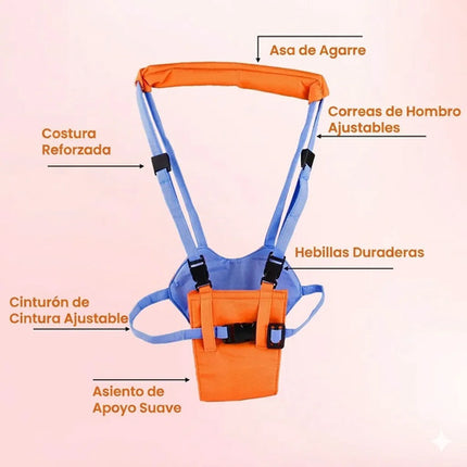 Arnés Caminador Para Bebé Asistente Primeros Pasos Ajustable