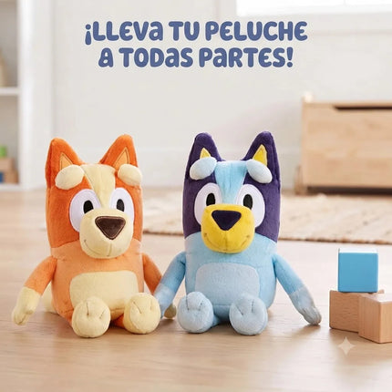 Peluches Bluey & Bingo Perrito Caricatura Muñeco Suave 15cm