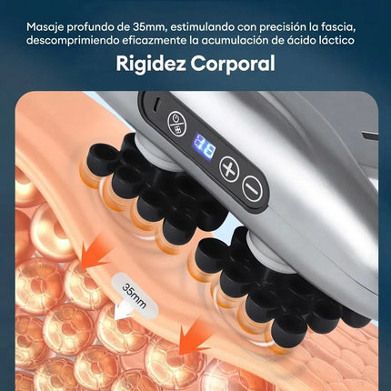Pistola De Fascia Masajeador Muscular 66 Cabezales 9 Modos