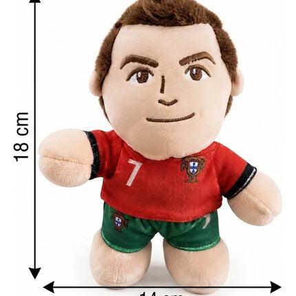 Peluche Cristiano Ronaldo Cr7 Futbol Coleccionable 18x14 Cm