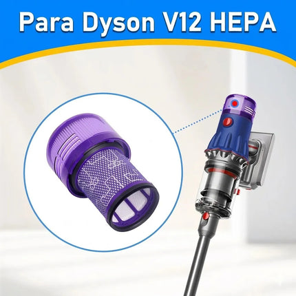 Filtro Aspiradora Dyson V12 Detect Slim Sv20 Repuesto Hepa