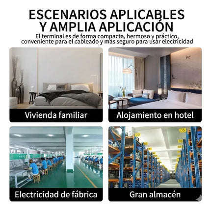 Kit De 20 Conectores Rapidos De Palanca Empalme 40 Unidades