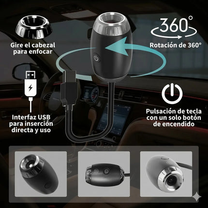 Proyector De Estrellas Galaxia Lampara Carro Luz Led Cuarto
